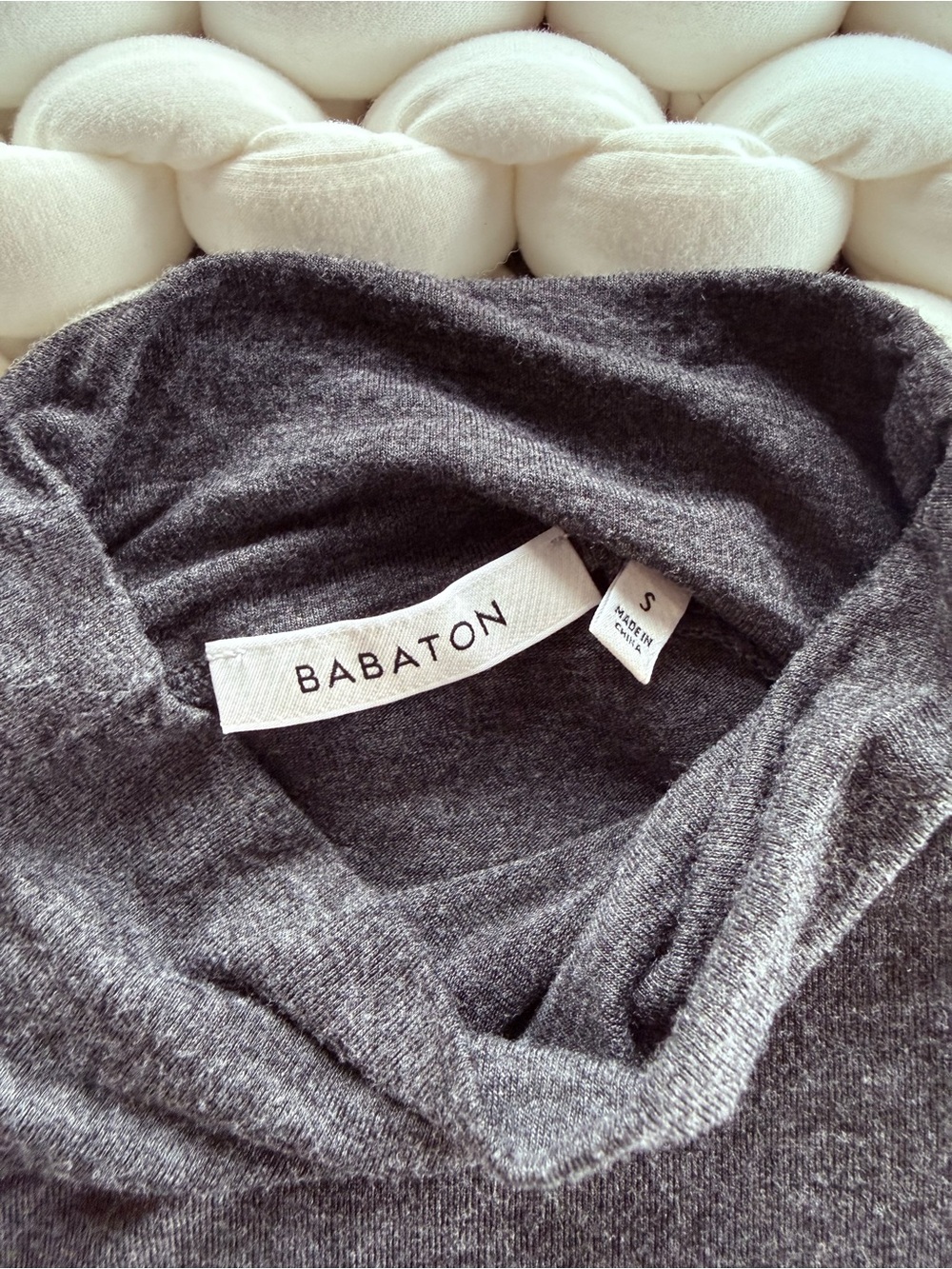 Babaton Charcoal Knit Turtleneck
